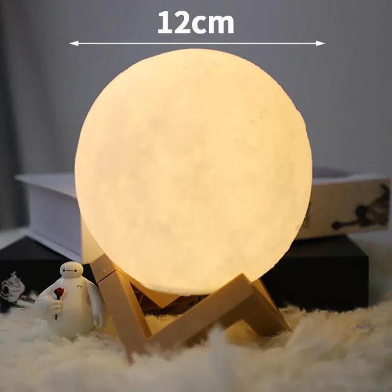 3D LED Lua Luzes para Quarto - bonbrasil