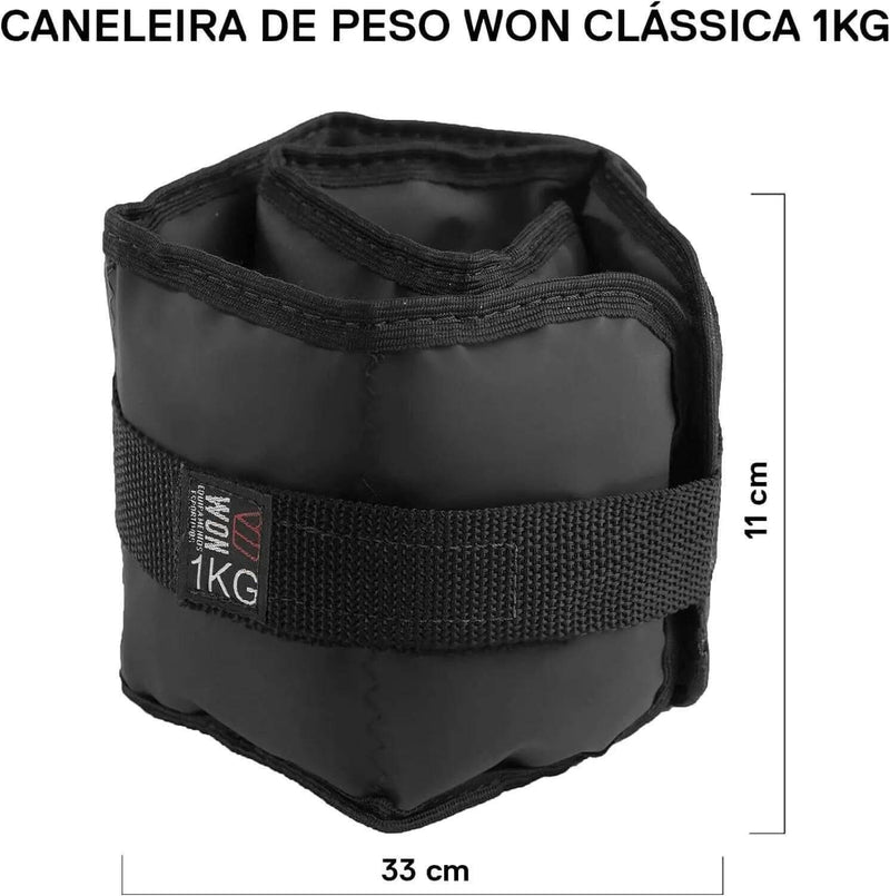 Caneleira de treino de 1kg - bonbrasil