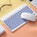 Kit Teclado E Mouse Bluetooth 5.2 Compatível Pc iPhone Android - bonbrasil