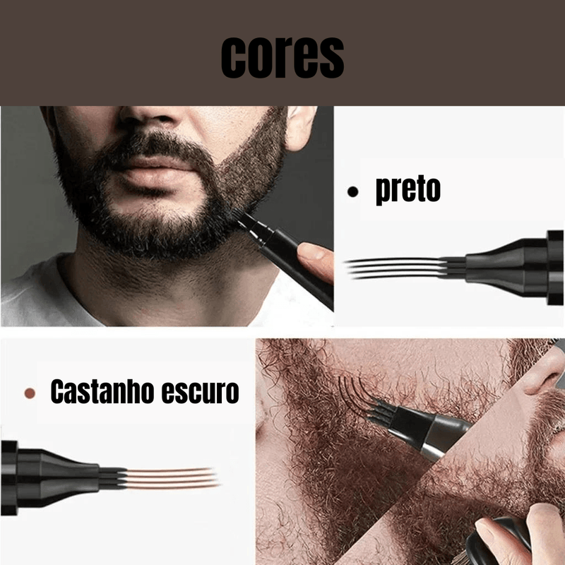 Caneta Pigmentadora Beard pen -Promo leve em dobro - bonbrasil