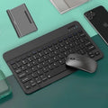 Kit Teclado E Mouse Bluetooth 5.2 Compatível Pc iPhone Android - bonbrasil