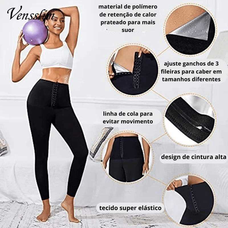 Leggings Shapewear Efeito Sauna - bonbrasil