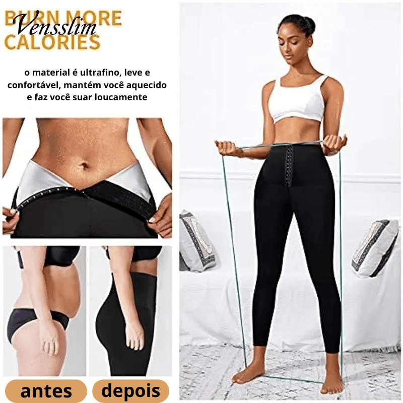 Leggings Shapewear Efeito Sauna - bonbrasil